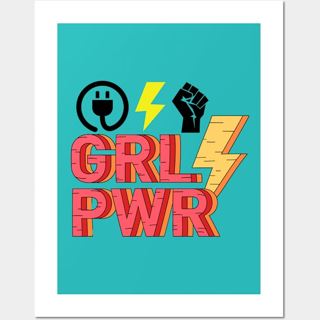 Girl Power Wall Art by Delta Zero Seven